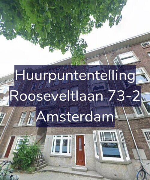 Foto gevel Huurpuntentelling voor Rooseveltlaan 73-2, Amsterdam