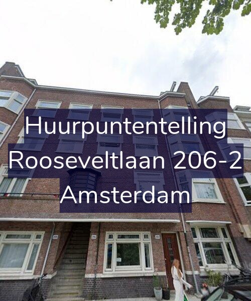 Foto gevel Huurpuntentelling voor Rooseveltlaan 206-2, Amsterdam