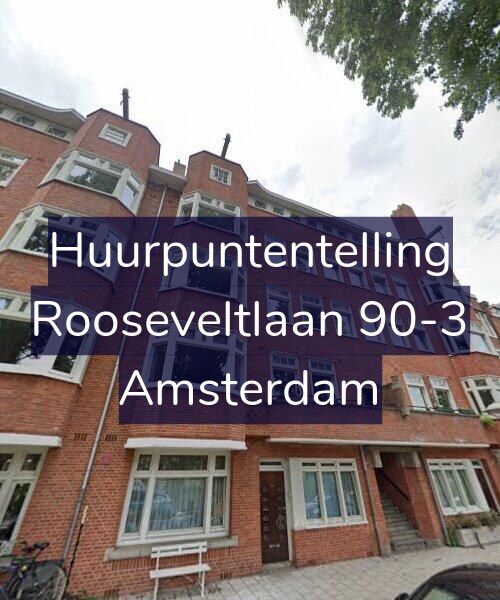 Foto gevel Huurpuntentelling voor Rooseveltlaan 90-3, Amsterdam
