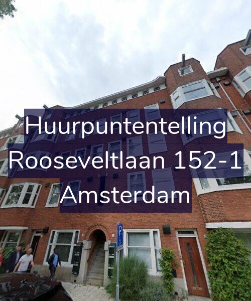 Foto gevel Huurpuntentelling voor Rooseveltlaan 152-1, Amsterdam