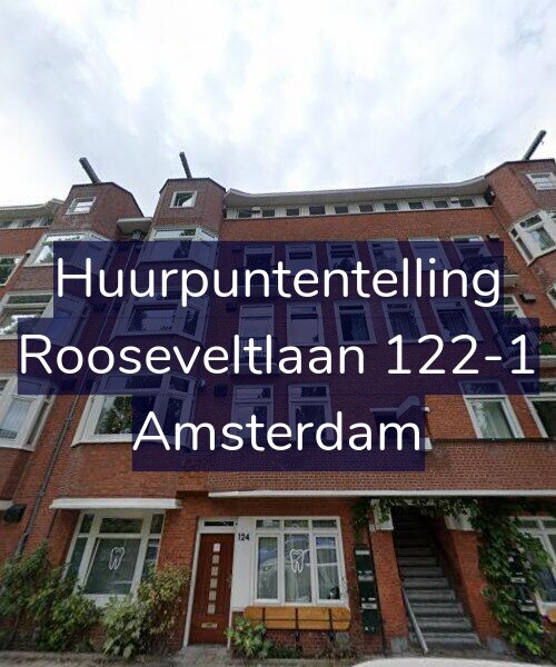 Foto gevel Huurpuntentelling voor Rooseveltlaan 122-1, Amsterdam