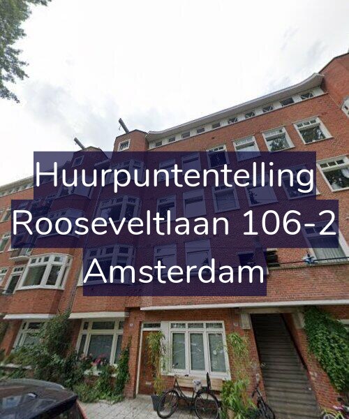 Foto gevel Huurpuntentelling voor Rooseveltlaan 106-2, Amsterdam