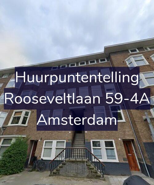 Foto gevel Huurpuntentelling voor Rooseveltlaan 59-4A, Amsterdam