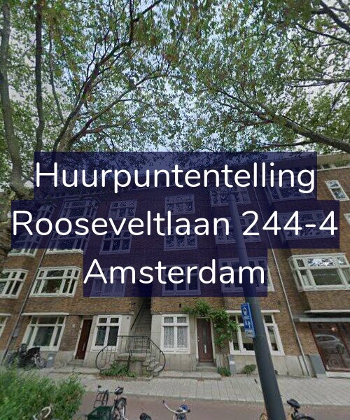Foto gevel Huurpuntentelling voor Rooseveltlaan 244-4, Amsterdam