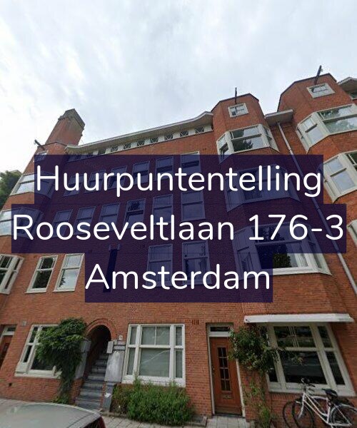 Foto gevel Huurpuntentelling voor Rooseveltlaan 176-3, Amsterdam