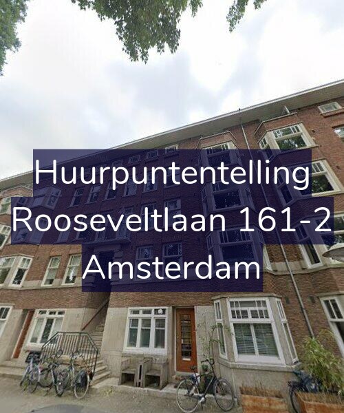 Foto gevel Huurpuntentelling voor Rooseveltlaan 161-2, Amsterdam