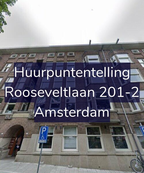 Foto gevel Huurpuntentelling voor Rooseveltlaan 201-2, Amsterdam