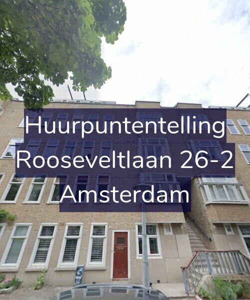 Foto gevel Huurpuntentelling voor Rooseveltlaan 26-2, Amsterdam
