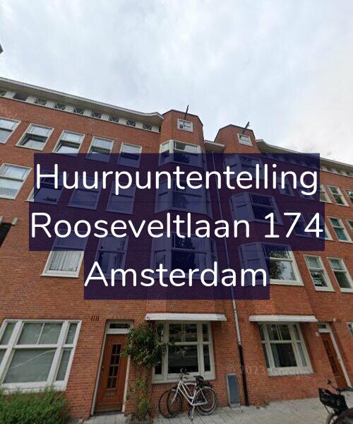 Foto gevel Huurpuntentelling voor Rooseveltlaan 174, Amsterdam