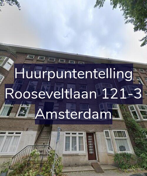 Foto gevel Huurpuntentelling voor Rooseveltlaan 121-3, Amsterdam