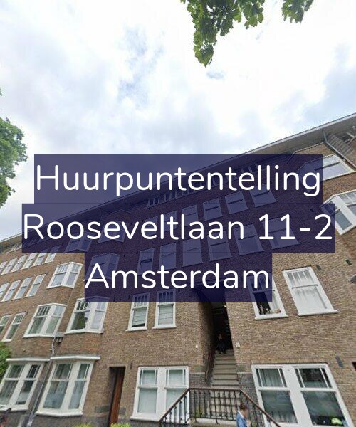 Foto gevel Huurpuntentelling voor Rooseveltlaan 11-2, Amsterdam