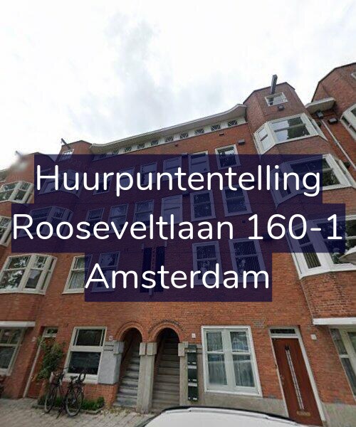 Foto gevel Huurpuntentelling voor Rooseveltlaan 160-1, Amsterdam