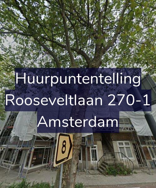 Foto gevel Huurpuntentelling voor Rooseveltlaan 270-1, Amsterdam