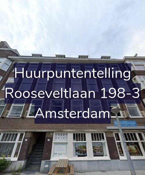 Foto gevel Huurpuntentelling voor Rooseveltlaan 198-3, Amsterdam