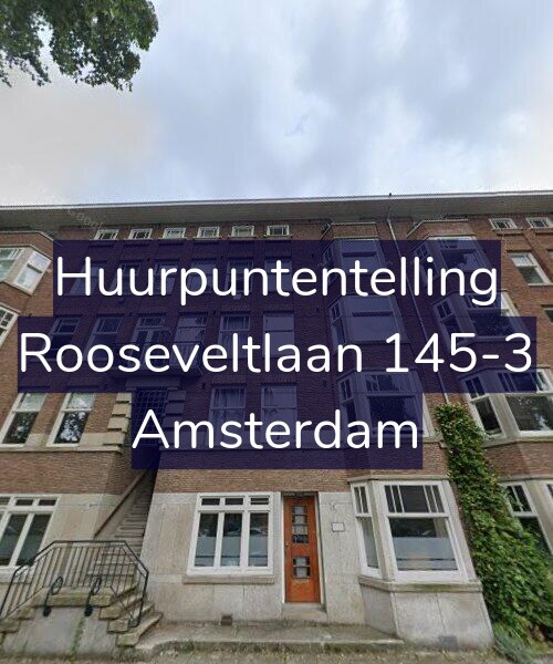Foto gevel Huurpuntentelling voor Rooseveltlaan 145-3, Amsterdam