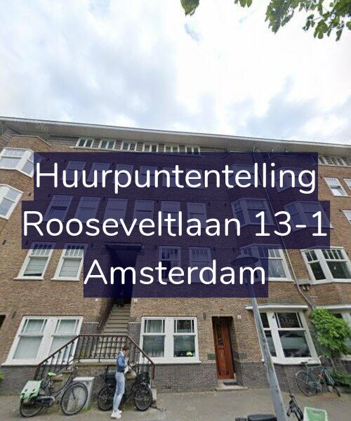 Foto gevel Huurpuntentelling voor Rooseveltlaan 13-1, Amsterdam