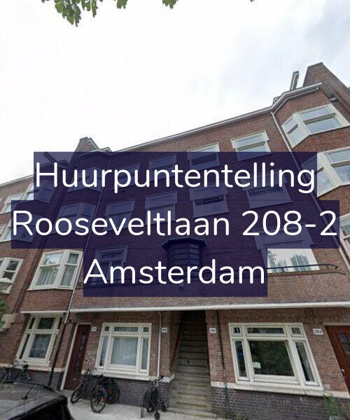 Foto gevel Huurpuntentelling voor Rooseveltlaan 208-2, Amsterdam