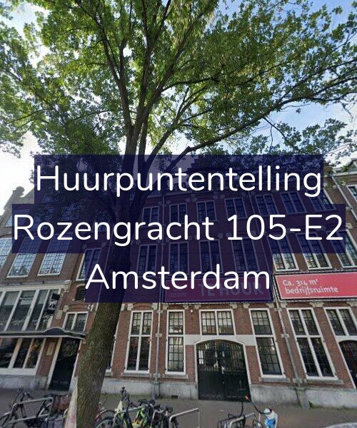 Foto gevel Huurpuntentelling voor Rozengracht 105-E2, Amsterdam