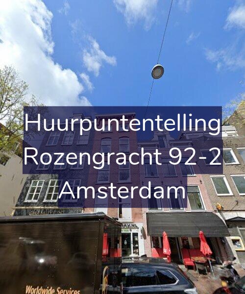 Foto gevel Huurpuntentelling voor Rozengracht 92-2, Amsterdam