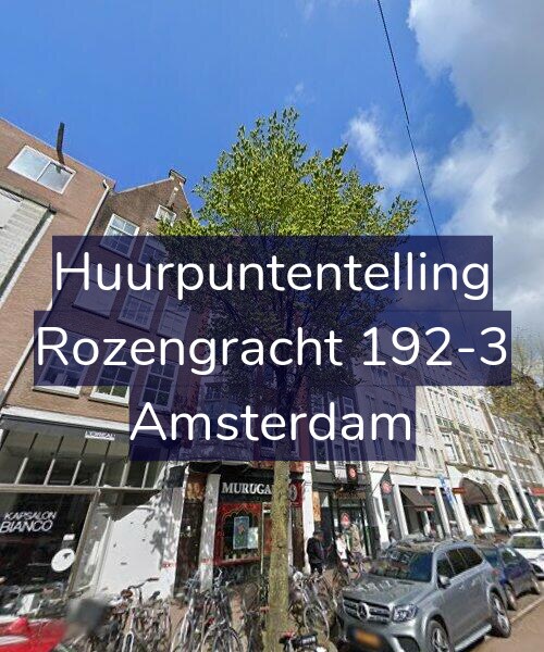 Foto gevel Huurpuntentelling voor Rozengracht 192-3, Amsterdam