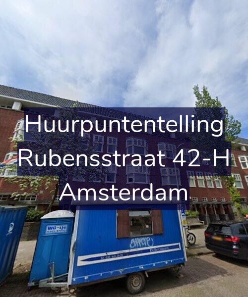 Foto gevel Huurpuntentelling voor Rubensstraat 42-H, Amsterdam