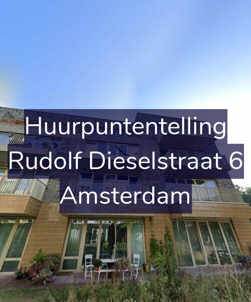 Foto gevel Huurpuntentelling voor Rudolf Dieselstraat 6, Amsterdam