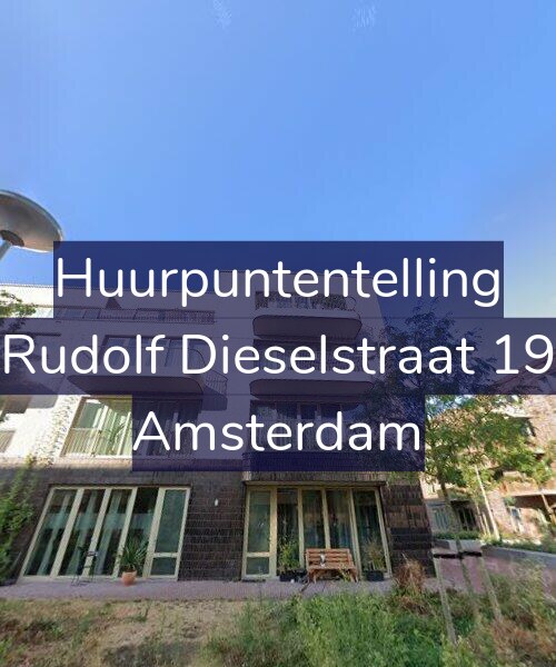 Foto gevel Huurpuntentelling voor Rudolf Dieselstraat 19, Amsterdam