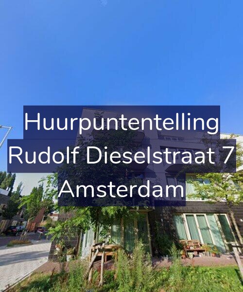 Foto gevel Huurpuntentelling voor Rudolf Dieselstraat 7, Amsterdam