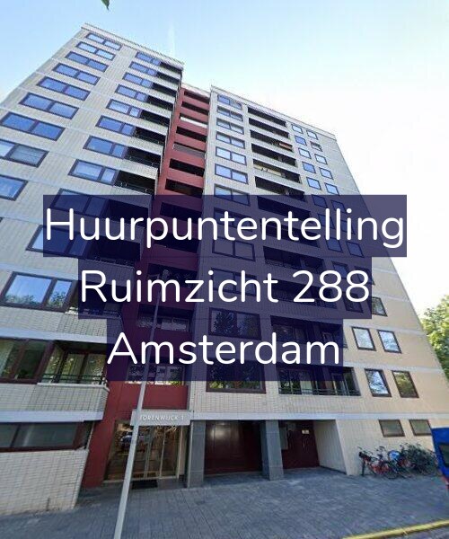 Foto gevel Huurpuntentelling voor Ruimzicht 288, Amsterdam