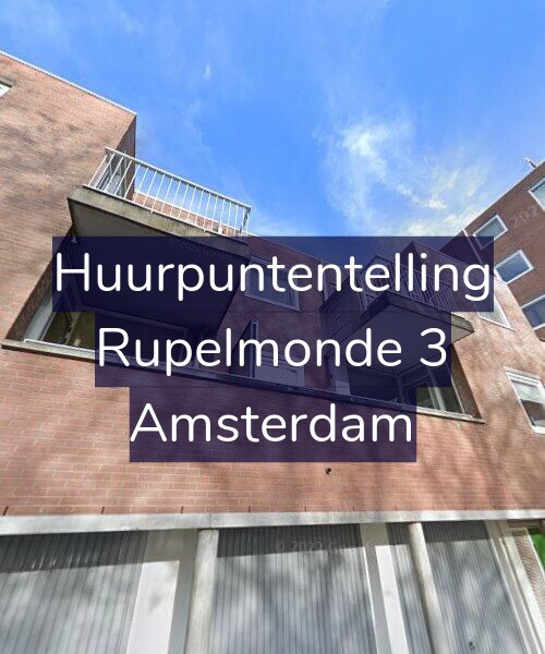 Foto gevel Huurpuntentelling voor Rupelmonde 3, Amsterdam