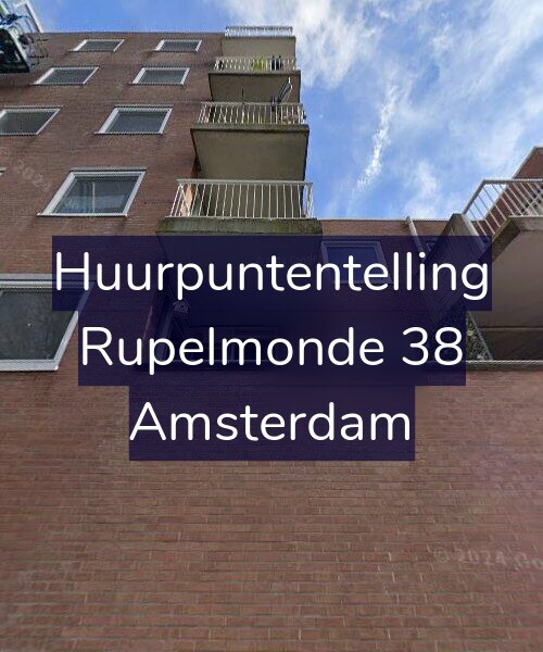 Foto gevel Huurpuntentelling voor Rupelmonde 38, Amsterdam