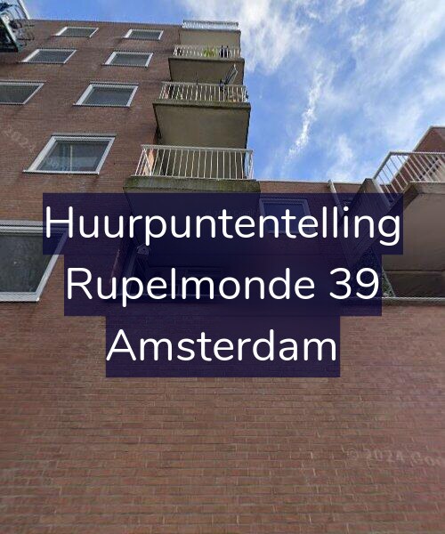 Foto gevel Huurpuntentelling voor Rupelmonde 39, Amsterdam