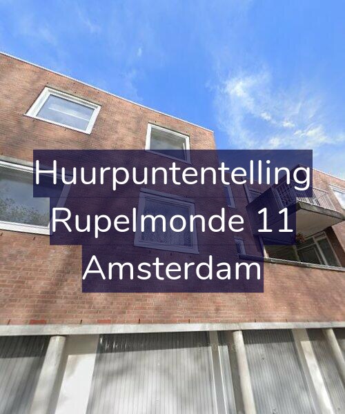 Foto gevel Huurpuntentelling voor Rupelmonde 11, Amsterdam