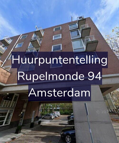 Foto gevel Huurpuntentelling voor Rupelmonde 94, Amsterdam