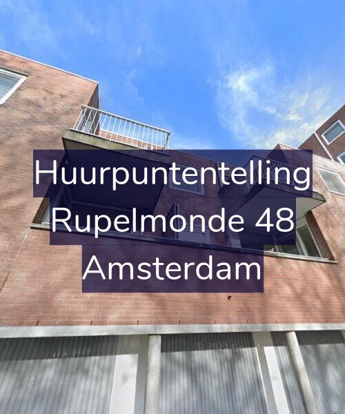 Foto gevel Huurpuntentelling voor Rupelmonde 48, Amsterdam