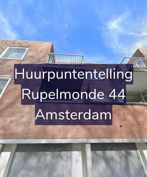 Foto gevel Huurpuntentelling voor Rupelmonde 44, Amsterdam