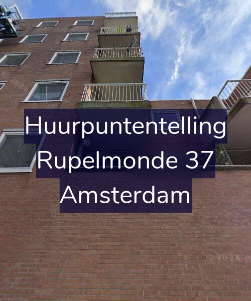 Foto gevel Huurpuntentelling voor Rupelmonde 37, Amsterdam