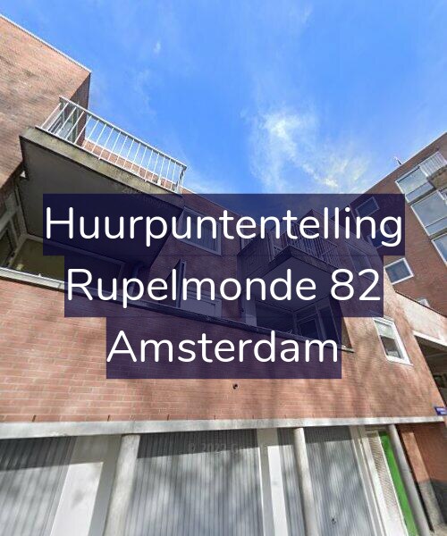Foto gevel Huurpuntentelling voor Rupelmonde 82, Amsterdam