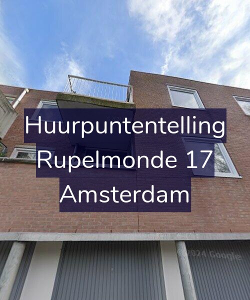 Foto gevel Huurpuntentelling voor Rupelmonde 17, Amsterdam