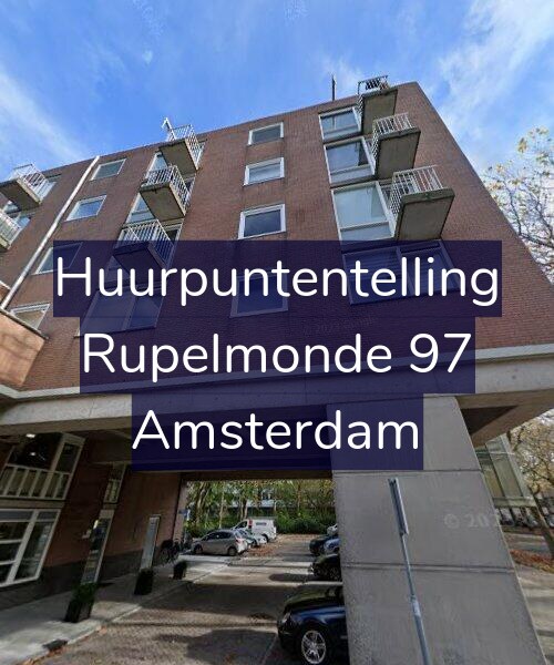 Foto gevel Huurpuntentelling voor Rupelmonde 97, Amsterdam