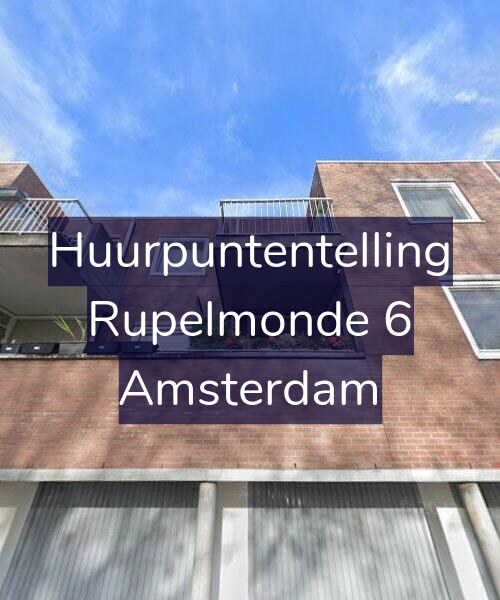 Foto gevel Huurpuntentelling voor Rupelmonde 6, Amsterdam