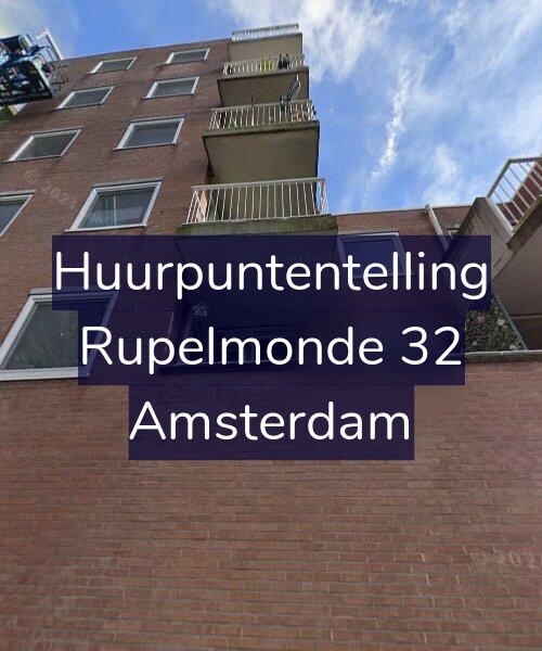 Foto gevel Huurpuntentelling voor Rupelmonde 32, Amsterdam