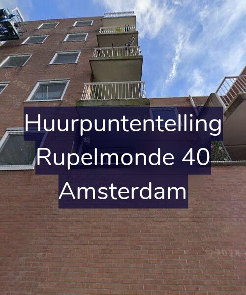Foto gevel Huurpuntentelling voor Rupelmonde 40, Amsterdam