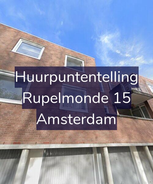 Foto gevel Huurpuntentelling voor Rupelmonde 15, Amsterdam