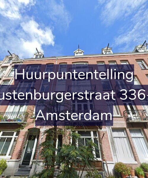 Foto gevel Huurpuntentelling voor Rustenburgerstraat 336-4, Amsterdam