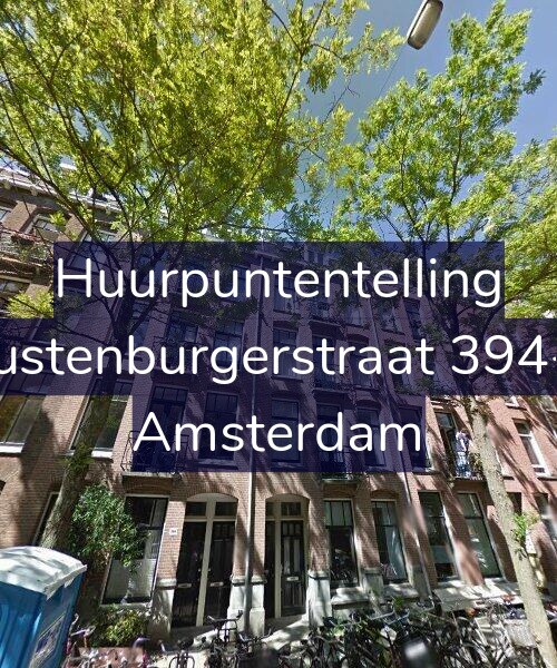 Foto gevel Huurpuntentelling voor Rustenburgerstraat 394-2, Amsterdam