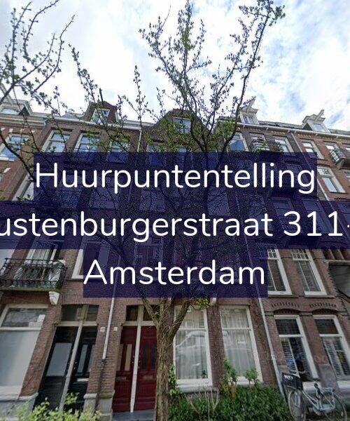 Foto gevel Huurpuntentelling voor Rustenburgerstraat 311-3, Amsterdam