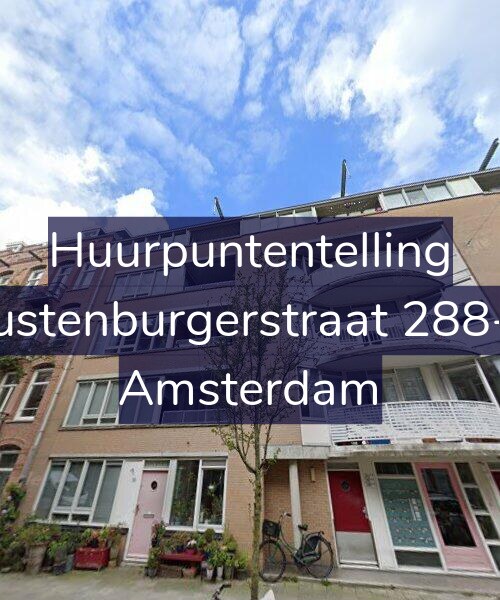 Foto gevel Huurpuntentelling voor Rustenburgerstraat 288-B, Amsterdam