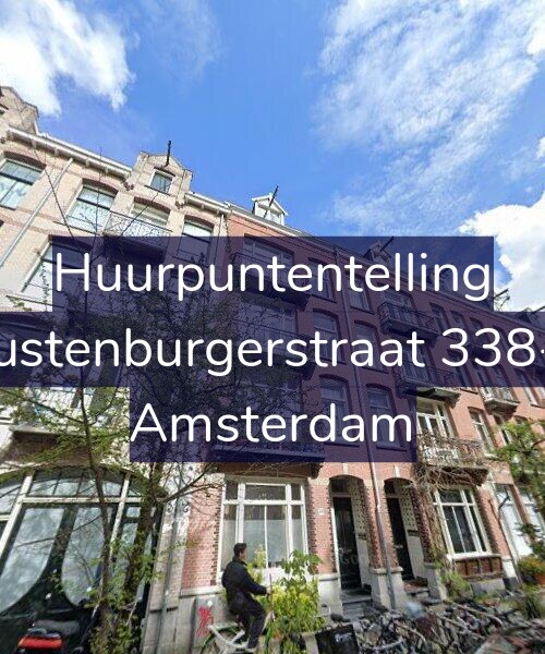 Foto gevel Huurpuntentelling voor Rustenburgerstraat 338-1, Amsterdam