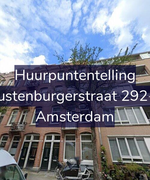 Foto gevel Huurpuntentelling voor Rustenburgerstraat 292-3, Amsterdam
